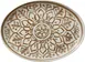 Libbey 803223241000402 Oval China Platter, 13-3/4" L x 5-7/8" W x 1" H, Sienna Safe - 6/Case 1 image