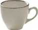 Libbey 803520941000403 - 3 oz Tan Rim China Cup, 2.625" Dia x 2.25" H, Microwave Safe - 6/Case 1 image