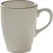 Libbey 803563541000403 China Mug, 11.8 oz (3⅜" Dia x 4⅛" H), Tan Rim, Microwave & Oven Safe - 6/Case 1 image