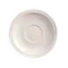 Libbey 840-245-107 A.D. Porcelana™ Round Saucer, 4-3/4" Dia x 7/8" H, Bright White Porcelain, 36/Case 1 image