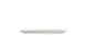 Libbey 840-800-099 Rectangular China Plate, 12" x 6", Cream White Porcelana - 12/Case 1 image