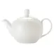 Libbey 840-901-152 Porcelain Teapot, 15.25 oz, 2.875" Dia x 3.25" H, Bright White Finish - 12/Case 1 image