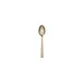 Reserve by Libbey 902 007 Demitasse Spoon, 4-3/8" Gold Satin Finish, 18/0 Stainless Steel, 12/Case 1 image