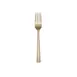 Reserve by Libbey 902038 Salad Fork – 7¼" 18/10 Stainless Steel, Santorini Gold Finish - 12/Case 1 image