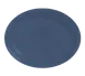 Libbey 903032008 - Oval China Platter, 11½" x 9¼" Porcelain, Blueberry Cantina, Foot - 12/Case 1 image