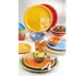 Libbey 903033011 - 10¼" Round Porcelain Plate, Saffron Foot, Cantina Pattern, Vitrified, 12/Case 2 image