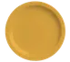 Libbey 903033011 - 10¼" Round Porcelain Plate, Saffron Foot, Cantina Pattern, Vitrified, 12/Case 1 image