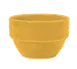 Libbey 903044370 - 8 oz Bouillon Cup, 4" Dia x 2-1/8" H, Saffron Porcelain, Cantina Pattern- 36/Case 1 image