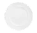 Libbey 905356310 – 12.5" Round Rim Porcelain Plate, White Rideau Body, Slenda® Pattern – 12/Case 1 image