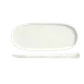 Libbey 905356422 - Oval Porcelain China Tray, 9" x 3-7/8", White Royal Rideau™ Vitrified, 12/Case 1 image