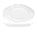 Libbey 905356552 Oval China Platter 14" x 8¼" x 2" Porcelain White Rideau™ Slenda® Pattern - 12/Case 1 image
