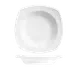 Libbey 905356890 White Royal Rideau Square Soup Bowl, 9" x 1-3/4" 14 oz Porcelain, Deep Rim - 12/Case 1 image