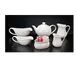 Libbey 905356903 Teapot, 14 oz (7" dia x 4" H), Porcelain, White Royal Rideau - 12/Case 2 image