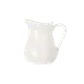 Libbey 905356907 Creamer Pitcher, 3 Oz, 3¼" Dia x 3¼" H, Porcelain Rideau™ Loop Handle - 24/Case 1 image