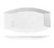 Libbey 905356908 Serving Tray, Oblong 9½" x 5½" Porcelain, White Royal Rideau™ Slenda® Pattern - 12/Case 1 image
