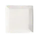 Libbey 905356917 Square China Plate, 10.5" x 10.5" Coupe Rim, Porcelain, White, Stackable - 12/Case 1 image