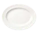 Libbey 905437884 Oval China Platter, 11½" x 8⅜" Rim, Flat Edge, Porcelain, Rideau™ Body - 12/Case 1 image