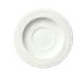 Libbey 905437886 - Porcelain Tea Saucer 5.75" Dia., 2" Well, White Rideau Pattern - 36/Case 1 image