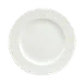 Schonwald 9060025 - 10" Round Porcelain Plate, Marquis Pattern, White™ Embossed Rim - 6/Case 1 image