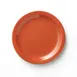 Libbey 906045010 - 9" Round Melamine Plate, Cayenne Red, Cantina Pattern, NSF Certified - 12/Case 1 image