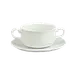 Schonwald 9062728 Marquis Soup Bowl – 9.5 Oz (3‑7/8" Dia) White Porcelain 2‑1/4" Foot - 12/Case 1 image