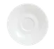 Reserve By Libbey 911190012 - 6" Round Bone China Saucer, Vitrified White, 6" Diameter - 36/Case 1 image