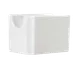 Reserve By Libbey 911190029 Sugar Packet Holder, 3" x 2-7/8" x 2-3/8" Bone China White - 12/Case 1 image