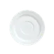 Libbey 911194017 Tea Saucer – 5-7/8" Dia., 2-1/8" Well, Porcelain, Aluma White Pattern - 36/Case 1 image