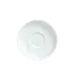 Libbey 911194031 Porcelain Saucer, 5-7/8" Dia., 2-1/8" Well, Reflections™ Aluma White™ - 36/Case 1 image