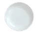 Libbey 911194411 China Plate, 6.25" Coupe Rim, Aluma White Porcelain, Reflections™ Pattern- 36/Case 1 image