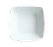 Libbey 911194432 Square Porcelain Bowl, 7 oz, 4" x 1.5" Aluma White, General Use - 36/Case 1 image