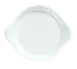 Libbey 911194441 - 23oz Porcelain Au Gratin Dish, 10" x 8½" x 1⅝", Round, Polished Foot - 12/Case 1 image