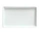 Libbey 911194482 - Rectangular China Tray 6" x 4", Aluma White Porcelain, Vitrified - 36/Case 1 image