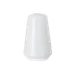 Libbey 911194500 Salt Shaker, 2" Dia x 3-3/8" H, Aluma White Porcelain, Polished Foot, 36/Case 1 image