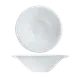 Libbey 911194700 - 9" Round Soup Bowl, 9 Oz Aluma White Porcelain, Reflections™ Pattern - 12/Case 1 image