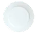 Reserve by Libbey 911196006 - 6-5/8" Round Porcelain Plate, Medium Rim, Vitrified Finish - 36/Case 1 image
