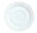 Reserve by Libbey 911196017 Saucer, 5-7/8" Dia., 2-7/8" Well, Round Porcelain, Vitrified - 36/Case 1 image