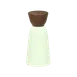Schonwald 9124010 Salt Grinder, 5-7/8" Round Porcelain BoneWhite Finish, Faceted Design - 6/Case 1 image