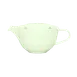 Schonwald 9124345 Allure BoneWhite™ Teapot, 15-1/4 oz., Porcelain Faceted Design with Lid - 6/Case 1 image