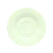 Schonwald 9126908 Espresso Saucer, 5-1/4" Dia., 1-7/16" Well, Porcelain, BoneWhite™ Finish - 12/Case 1 image