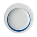 Schonwald 9181822-62971 Bowl, 9" Dia x 1-5/8" H, Round Porcelain, White™ Dark Blue Band - 6/Case 1 image