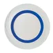 Schonwald 9181826-62971 Round Porcelain Plate, 10.25" Diameter, White™ with Dark Blue Band - 6/Case 1 image