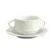 Schonwald 9182730 - Donna Pattern China Soup Cup, 9.5 Oz (2-3/8" H), Porcelain, White -12/Case 1 image