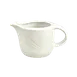 Schonwald 9183835 - 12 oz Porcelain Sauce Boat, Donna Pattern, Continental White™, Handle, 6/Case 1 image