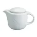 Schonwald 9184335 Teapot, 12 oz, Porcelain, Continental White, 4-1/8"H x 3-7/8"D - 6/Case 1 image