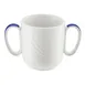 Schonwald 9185631-62971 China Mug, 10.5 oz, Porcelain, White with Dark Blue Band - 6/Case 1 image