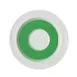 Schonwald 9187130-62942 Porcelain Saucer, 6-5/8" Dia., 2-3/8" Well, White with Green Band - 12/Case 1 image