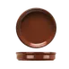 Libbey 922229901 Cazuela Bowl, 6 oz, 5" Dia x 1" H, Terracotta Brown Ceramic, Foot - 24/Case 1 image