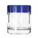 Libbey 92311 Shot Glass – 2.5 oz Glass, Cobalt Blue Rim, 2⅜" H x 2" T, Dishwasher Safe - 24/Case 1 image