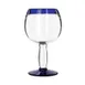 Libbey 92314 Cocktail Glass – 21 oz Round Stemware, Glass with Blue Rim, Dishwasher Safe, - 12/Case 1 image